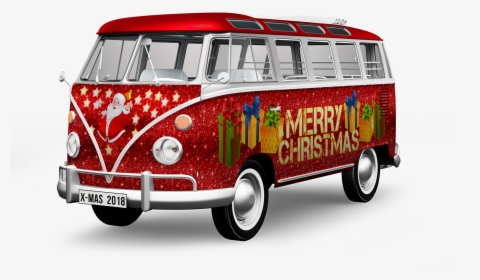 Merry Christmas Camper Van, HD Png Download, Transparent PNG