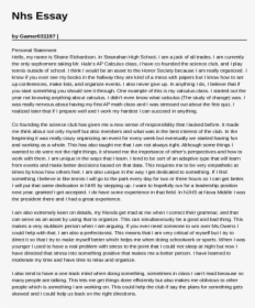 Examples Of National Honor Society Essays, HD Png Download, Transparent PNG