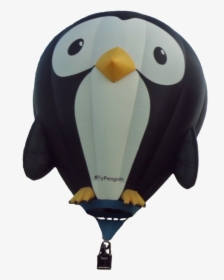 Clip Art Balloonfestival Com Penguins - Penguin Hot Air Balloon, HD Png Download, Transparent PNG