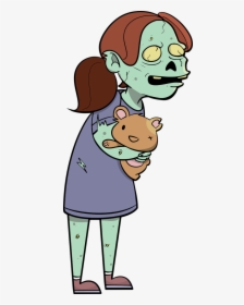 Zombie Cartoon Child Clipart , Png Download, Transparent Png, Transparent PNG