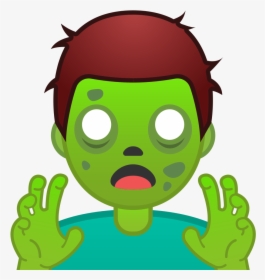 Man Zombie Icon - Emoji Zombie, HD Png Download, Transparent PNG