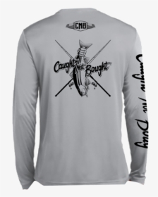 Caught Not Bought Striper Fishing Performance Long - Long-sleeved T-shirt, HD Png Download, Transparent PNG