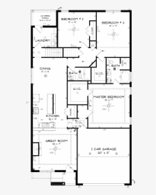 Barclay Main Floor By Stone Martin Builders - Floor Plan, HD Png Download, Transparent PNG