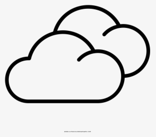 Dibujo De Nubes Para Colorear - Imagenes De Nubes Nubladas Para Dibujar, HD Png Download, Transparent PNG