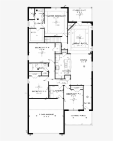 Savannah Main Floor By Stone Martin Builders - Floor Plan, HD Png Download, Transparent PNG
