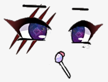 #gachaeyes #idk #gachalife #face #scar, HD Png Download, Transparent PNG