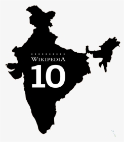 Image Freeuse Library India Map Clipart - India Map Silhouette Png, Transparent Png, Transparent PNG