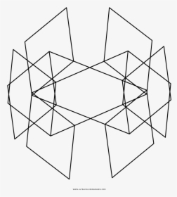 Geometric Pattern Coloring Page - Transparent Png Geometric Pattern, Png Download, Transparent PNG