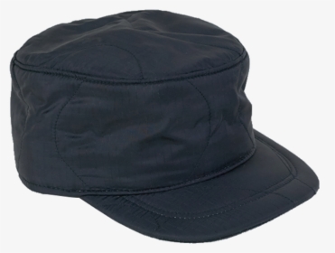 Quilted Military Hat In Black Nylon - Baseball Cap, HD Png Download, Transparent PNG