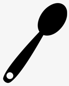 Spoon - Transparent Background Spoon Black And White Png, Png Download, Transparent PNG
