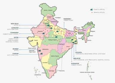 High Resolution India Map, HD Png Download, Transparent PNG