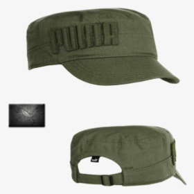 ~puma Simon Military Cap Olive Green - Olive Green Puma Hat, HD Png Download, Transparent PNG