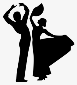 Flamenco Vector Graphics Dance Illustration Silhouette - Flamenco Dancers Silhouette, HD Png Download, Transparent PNG