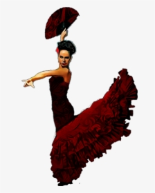 Transparent Flamenco Dancer Clipart - Flamenco Dancer Gif Transparent Background, HD Png Download, Transparent PNG