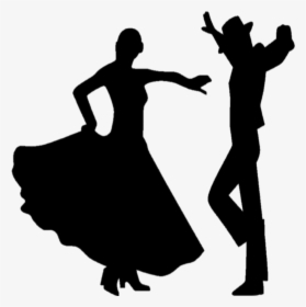 Flamenco Silhouette Ballroom Dance - Couple Flamenco Dancers Silhouette, HD Png Download, Transparent PNG