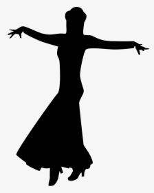 Female Flamenco Dancer Shape Comments - Shape Dance Png, Transparent Png, Transparent PNG