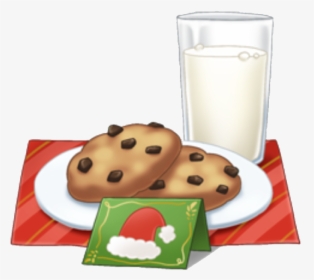 Transparent Milk And Cookies Clipart - Transparent Milk And Cookies Christmas, HD Png Download, Transparent PNG