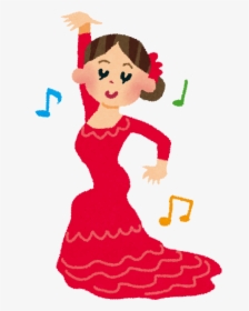 Flamenco Cliparts - Spanish Flamenco Clip Art, HD Png Download, Transparent PNG