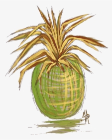 Ananas Fruit Painting Art, HD Png Download, Transparent PNG