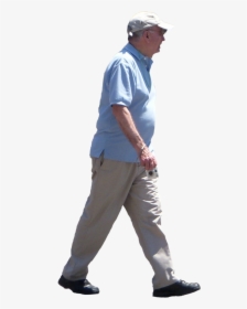 Guy Walking Png - Old Man Walking Png, Transparent Png, Transparent PNG