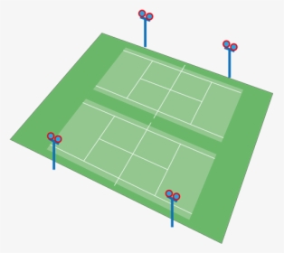 Tennis Court Light Positions, HD Png Download, Transparent PNG