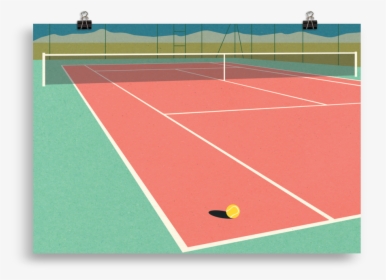 Transparent Tennis Court Png - Soft Tennis, Png Download, Transparent PNG