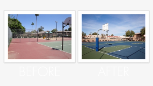 Autumn Ridge Before After - Tennis Court, HD Png Download, Transparent PNG