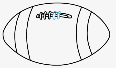 How To Draw A Football - Easy Drawings Of A Football, HD Png Download, Transparent PNG