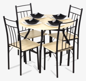 Dining Set Table With 4 Chairs Carmen - Table And Chair Png, Transparent Png, Transparent PNG