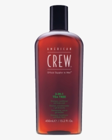 American Crew 3 In 1 Tea Tree Shampoo Conditioner Body - American Crew Daily Shampoo 250ml, HD Png Download, Transparent PNG