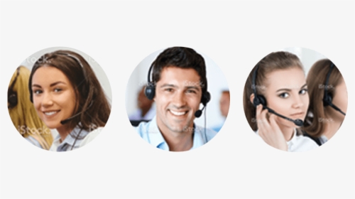 Shared Call Center Agents - Agent Smiling Call Center Transparent Png, Png Download, Transparent PNG