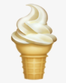 #helado  #helado♡  #emojiiphone  #emoji  #helado🍦 - Vanilla Ice Cream Gif, HD Png Download, Transparent PNG