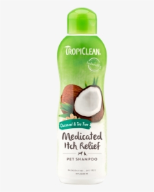 Tropiclean Oatmeal And Tea Tree Medicated Itch Relief - Tropical Dog Shampoo, HD Png Download, Transparent PNG