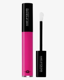 Fuchsia Pink Lip Lacquer I000026209 - Make Up For Ever Artist Plexi Gloss Lip, HD Png Download, Transparent PNG