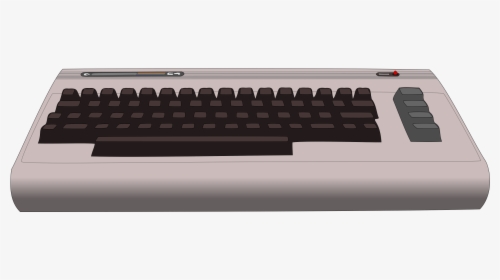 Commodore 64 Computer Clip Arts - Computer Keyboard, HD Png Download, Transparent PNG