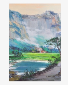 Natural Scenery Watercolor Painting Design Poster 20 - Painting, HD Png Download, Transparent PNG