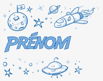 Sticker Prenom Personnalisable Cosmos Pour Enfant Ambiance, HD Png Download, Transparent PNG