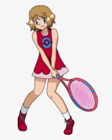Tennis Vector Sports Meet - Serena Pokemon Tennis, HD Png Download, Transparent PNG