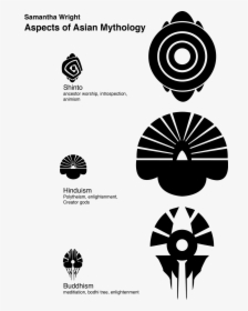 Transparent Hinduism Symbol Png - All The Shinto Symbols, Png Download, Transparent PNG