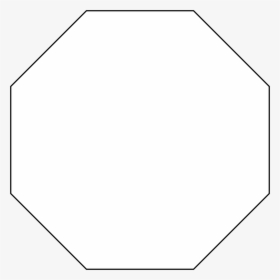 Octagon Shape Png - Outline Of An Octagon, Transparent Png, Transparent PNG