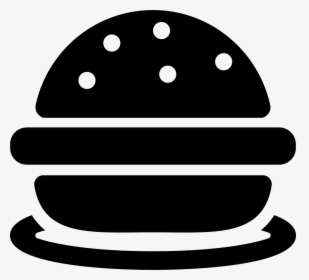 Transparent Burger Icon Png - Junk Food Silhouette Png, Png Download, Transparent PNG