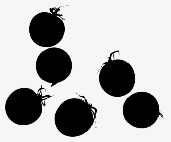 Tomato Silhouette - Tomatoes Png, Transparent Png, Transparent PNG