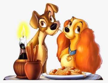 Noodles Clipart Spagetti - Lady And The Tramp Png, Transparent Png, Transparent PNG