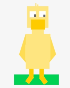Square Animal Cartoon Duck Clip Arts - Square Duck, HD Png Download, Transparent PNG