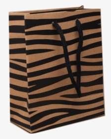 Printed Zebra Print Gift Bag - Shoulder Bag, HD Png Download, Transparent PNG