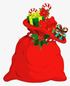 Christmas Santa Bag Png Picture - Santa's Bag Clipart, Transparent Png, Transparent PNG