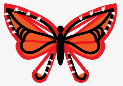 Arcadia Playschool Inc Single Butterfly Logo - Brush-footed Butterfly, HD Png Download, Transparent PNG