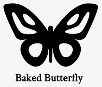 Butterfly Logo Black, HD Png Download, Transparent PNG