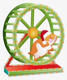 Christmas Animals, Hamster, Hamster Wheel, HD Png Download, Transparent PNG