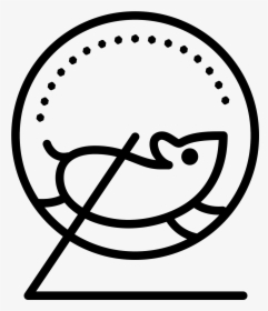 Hamster Wheel Icon - Hamster Wheel Logo, HD Png Download, Transparent PNG